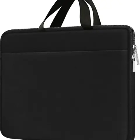 Laptop Sleeve Case 15.6 inch, Durable Travel Laptop Bag HandBag Shockproof Protective Computer Cover Carrying Bag Briefcase for 15" 15.6" HP Asus Acer Dell Lenovo Laptop Notebook Ultrabook, (Black)