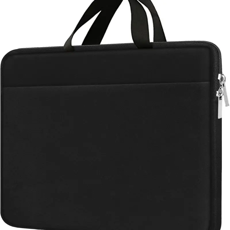 Laptop Sleeve Case 15.6 inch, Durable Travel Laptop Bag HandBag Shockproof Protective Computer Cover Carrying Bag Briefcase for 15" 15.6" HP Asus Acer Dell Lenovo Laptop Notebook Ultrabook, (Black)