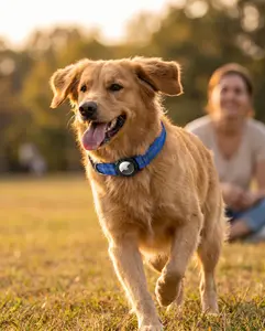 AirTag-Compatible Dog Collar — Waterproof & Reflective