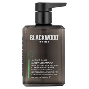 Blackwood For Men Active Man Daily Shampoo, For Normal to Oily or Thinning Hair , 7 fl oz (200 ml)