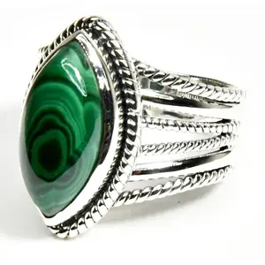 size 12 Malachite ring