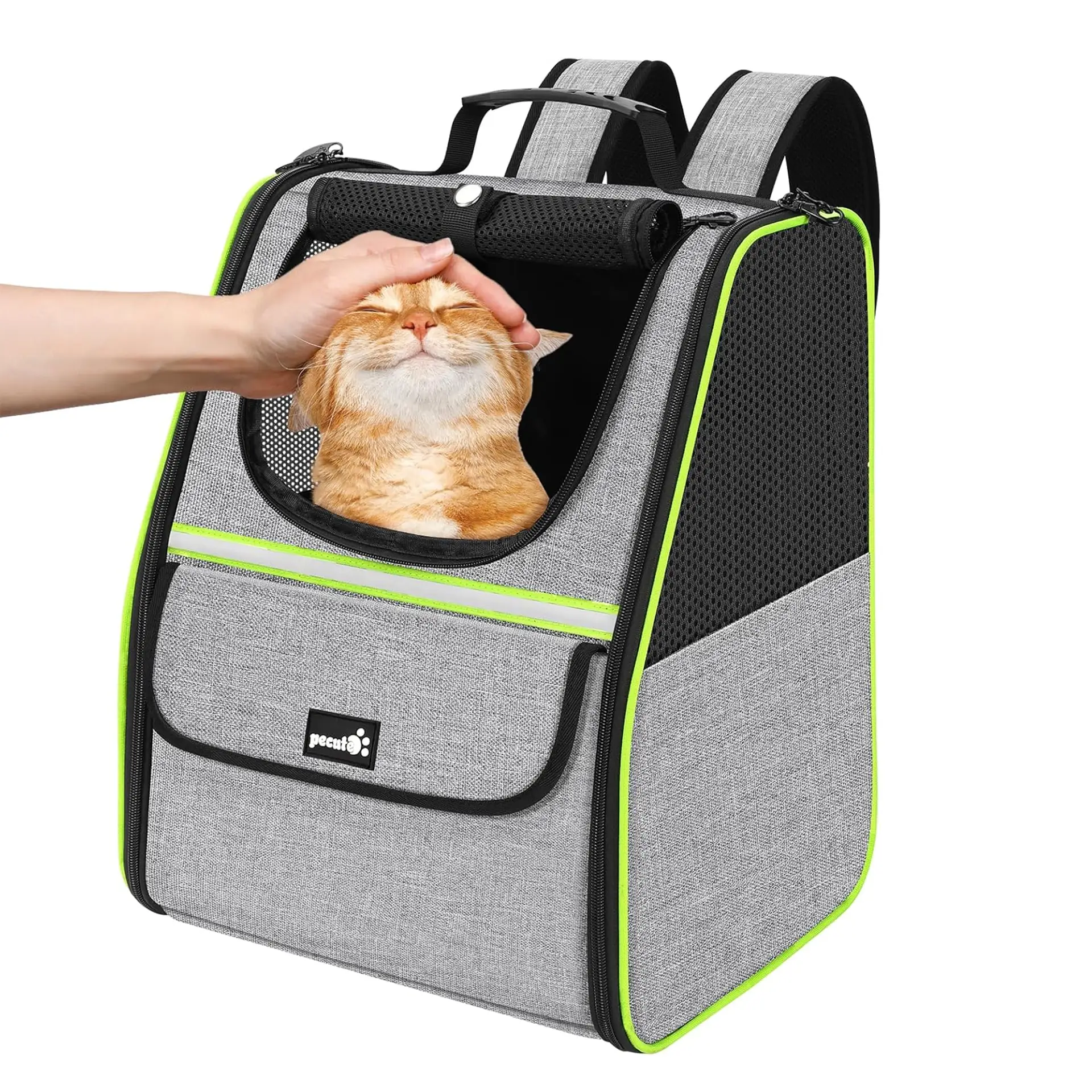 Trapezoidal Cat Carrier Pet Backpack