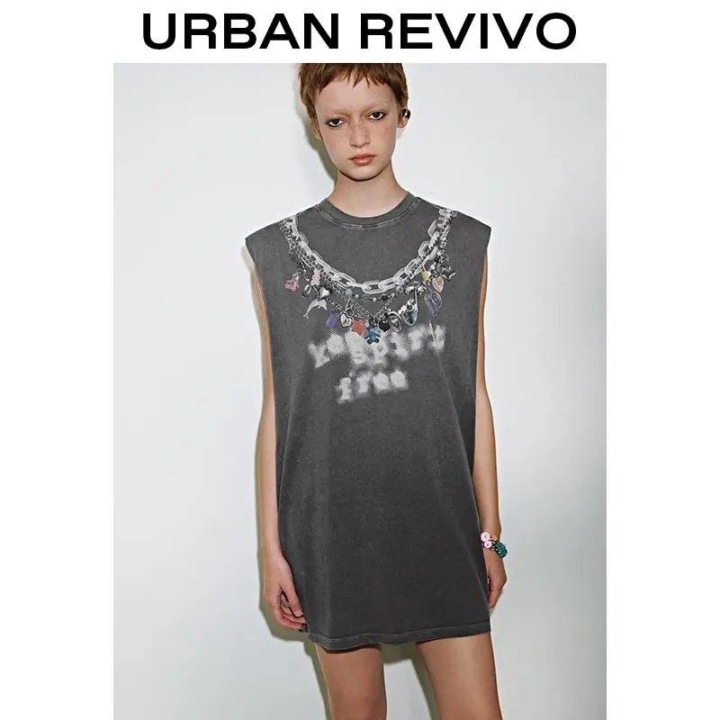 URBAN REVIVO Women's Straight Sleeveless Oversized Cotton T-Shirt Dress - UYV750056, Trendy 2026 Festival Casual Wear, Stretchy Comfortable Fabric, Pockets, Elegance, Women's Clothes - TikTok Shop URBAN REVIVO Women's Straight Sleeveless Oversized Cotton T-Shirt Dress - UYV750056, Trendy 2026 Festival Casual Wear, Stretchy Comfortable Fabric, Pockets, Elegance, Women's Clothes - TikTok Shop