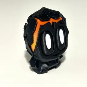 Prehistoric Blob Rocks - 3D Printed Articulating Figure