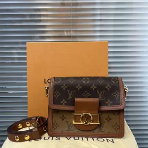 Pre-owned Louis Vuitton Leather Crossbody Bags Dauphine MM Bag 73367765