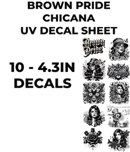 BROWM PRIDE CHICANA UV DECAL SHEET
