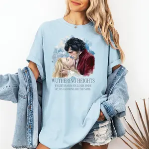 Wuthering Heights Tshirt, Emily Brontë Gothic Romance Sweatshirt Bookish Reader Gift, Heathcliffe Book Club Literary Dark Academia Gifts