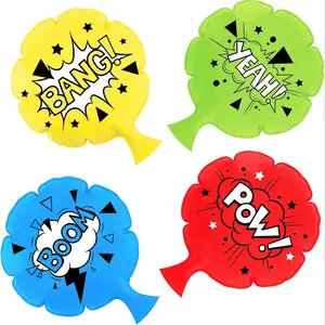 4 Pack Inflatable Whoopee Cushions, 7 Inch Prank Toys for Adults, Realistic Fart Sound Effects, Perfect for Parties & Gifts
