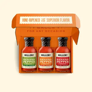 Millers Gift Box - 1 Mild/ 1 Hot/ 1 Habanero - Dip- BBQ - Condiment