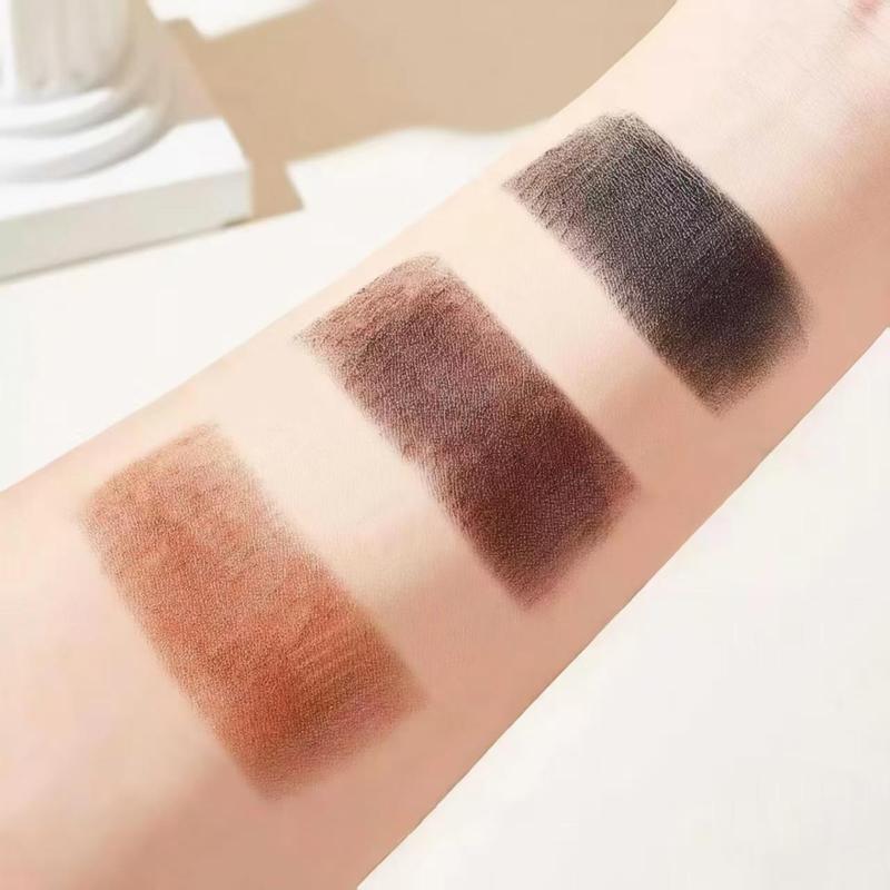 Hair Color Stick,Safe Convenient Comb Hair Dye Cream,Black Portable Hair Colouring,2-in-1 Color Correction Stick with Comb to Cover Gray and White Hair(three color, Black&Dark tea&Chestnut brown)