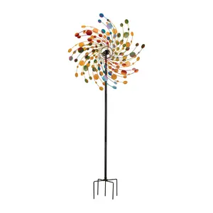 Regal Art & Gift 32" Rotating Wind Spinner - Confetti