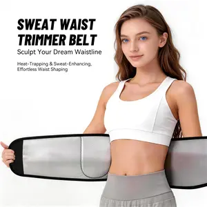 Sports Waist Trainer, Unisex Sweat Waist Trainer, Comfortable Sauna Sweat Belt, Fitness Waist Trainer, Waist Trimmer Cincher, Exercise Waistband, Sports & Outdoor Accessories,High Intensity Training and Gym Wotkouts,#SummerWins#DealsForYouDays