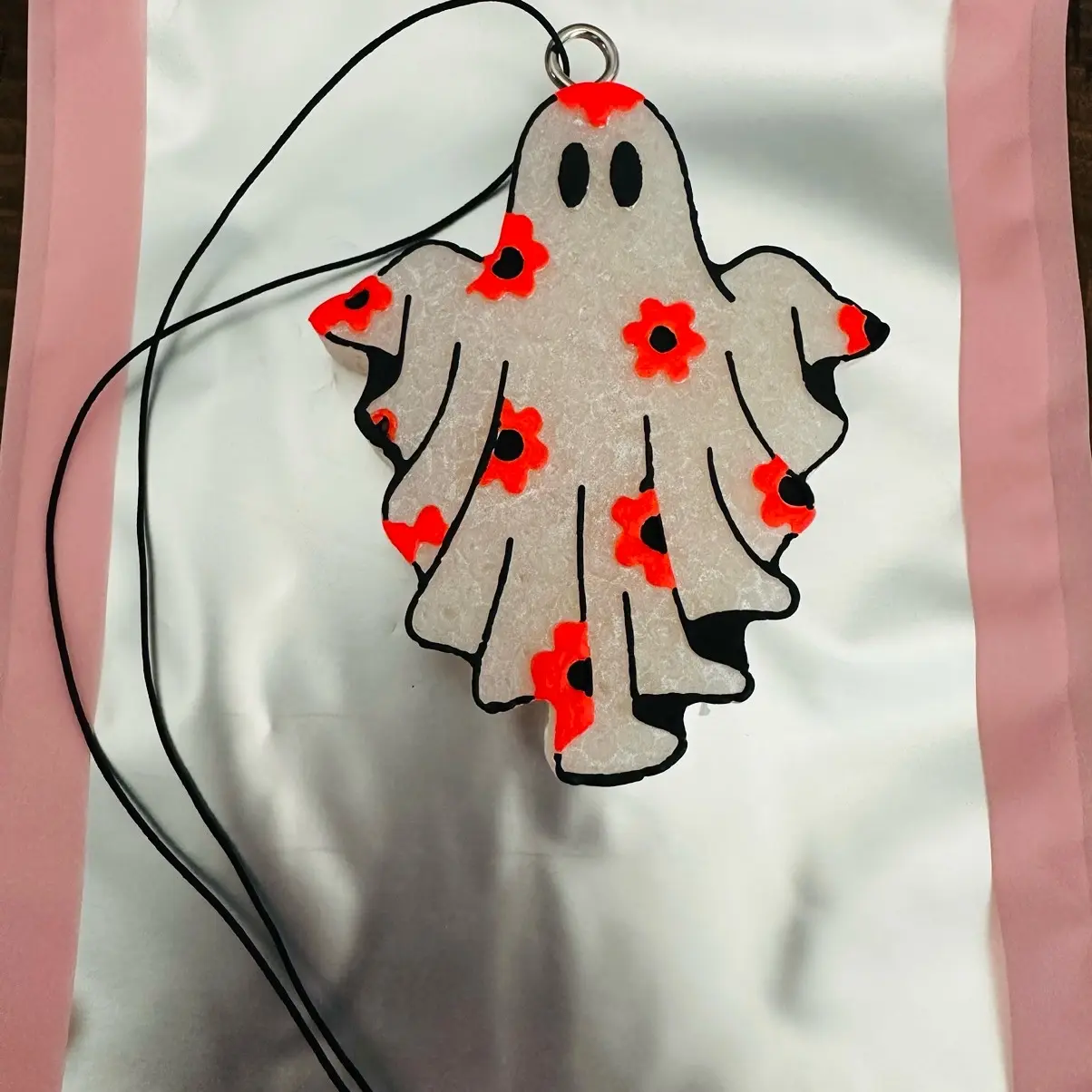 Halloween Ghost Car Freshie Full Size Super Cute Design