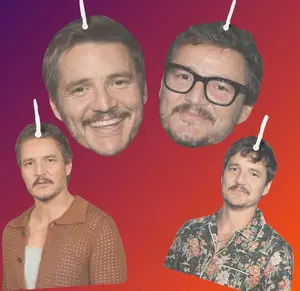 4-Pack Pedro Pascal Car Air Fresheners Ornament Great Gift Gag Gift