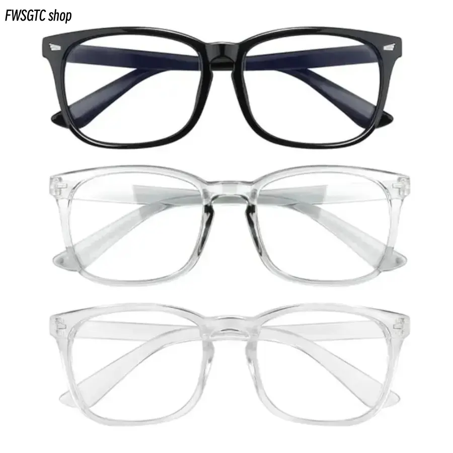2026 Classic Flat Lens Fashion Eyeglasses, Unisex Ultra-Lightweight Durable Frame, UV400 Anti-Fog Blue Light Blocking Glasses, Ideal for Vision Correction, Daily Wear & Outdoor Sports