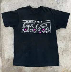 Vintage 1990s Keith Haring Fight Aids Tee