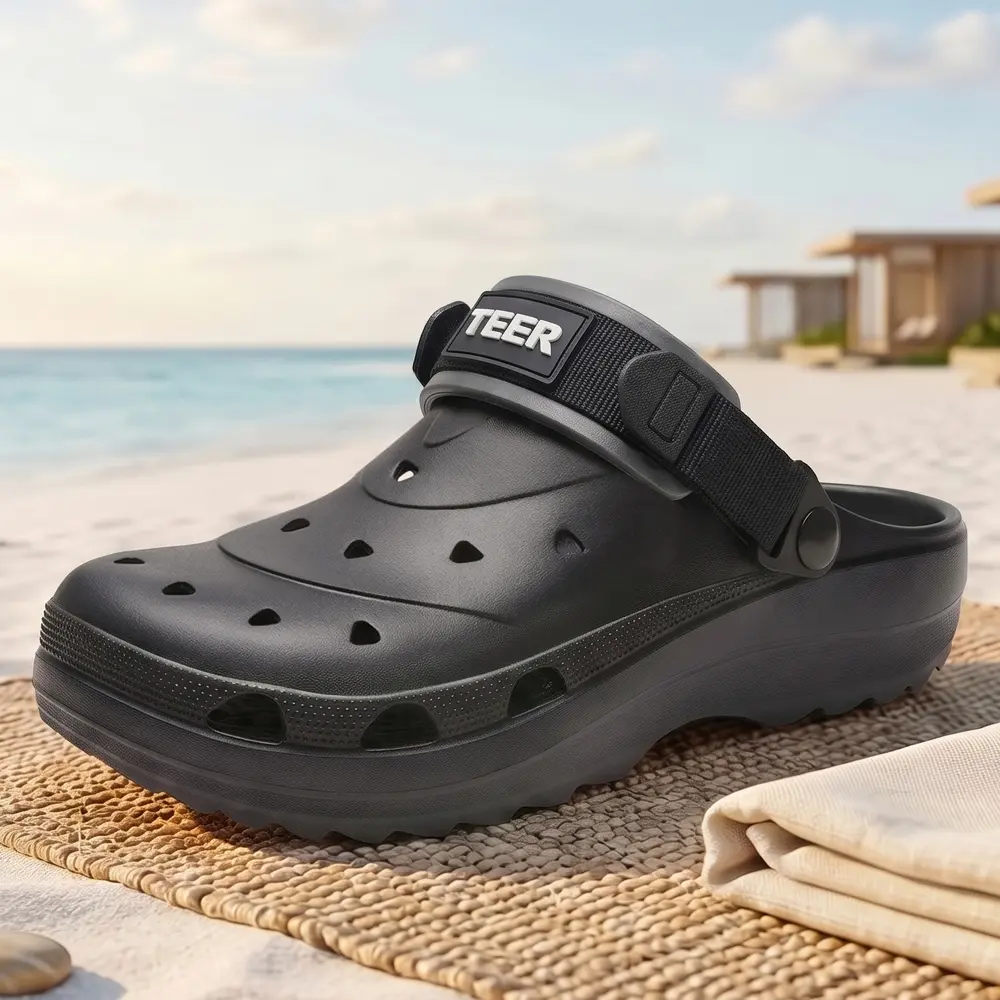 Unisex Solid Anti-Slip Work Clogs, Ultra-Light Waterproof Shoes with Arch Support for Medical, Kitchen & Beach Wear, Shoe, Footwear, Slipper, Non Slip Shoes For Work