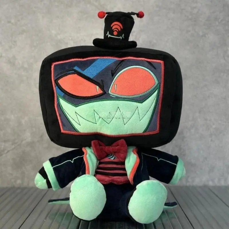 Hot Hazbin Vox Plush Toys Christmas Game Hazbin Evil Boss Stuffed Doll Birthday Holiday Gifts Room Decoration Children'S Toys