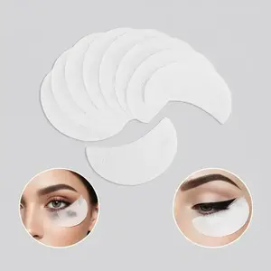 Eye Makeup Shields, 100pcs/set Strong Self-adhesive Eyeshadow Pads, Multifunctional Protector Guards for Eyeliner, Mascara and Lip Makeup Application, Gift, Makeup Products, Cosmetic Tools, White