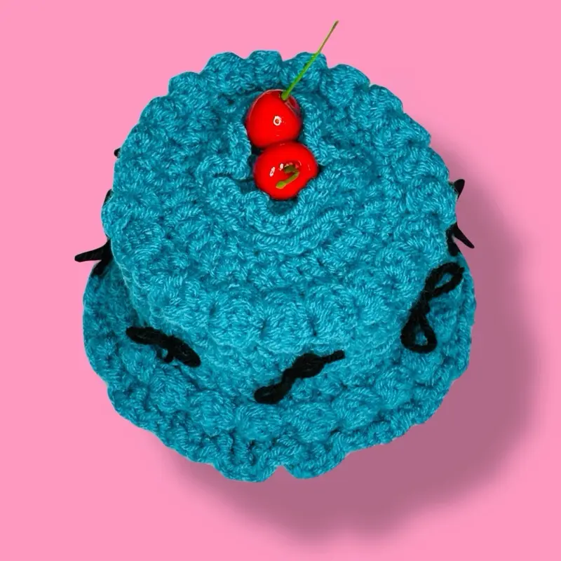 Cake Trinket Box Crocheted