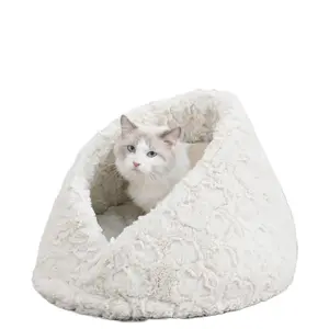 Rose Cradle Luxury Plush Cat Bed - Interchangeable, Easy-Clean Design for Cat Trees and Solo Use cute