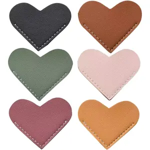 Leather Heart Bookmarks,  Corner Page Book Accessories for Women, , Cute  Reading Gifts