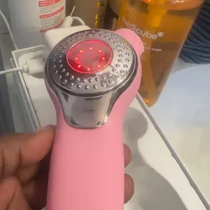 Facial Cleansing Brush Skin Massager Electric Silicone LED Lighting Face Brush Sonic Vibration IPX7 Waterproof