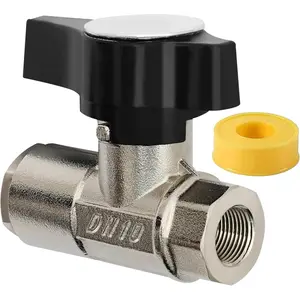 Ball Valve Pressure Washer, DN10 Ball Valve -Pressure Washer Ball Valve, Heavy-Duty 3/8" Ball Valve for Power Washer Hose, Max Pressure up to 5000 PSI.