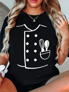 Chef Graphic T-Shirt, Cooking Tee, Chef Team Shirt, Gifts for Chefs, Kitchen Chef T-Shirt