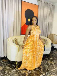 Layla – Elegant Adire Boubou Dress | Loose Fit | 58" & 62" Length | Size S–XL | Handmade African Outfit