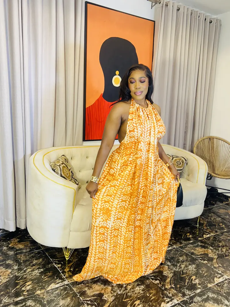 Zuri African bubu dress| Silk Kaftan| Tie Dye Kaftan| Tie Dye Boubou| bubu  dress| Silk Adire bubu Dress| Casual Wear | Summer Batwing Womenswear Chic  - TikTok Shop