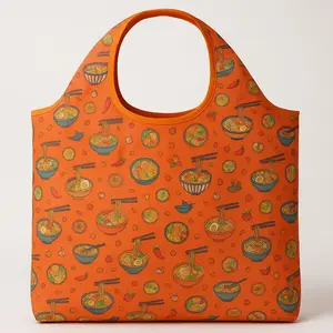 Orange Foldable Shopping Bag Indomie