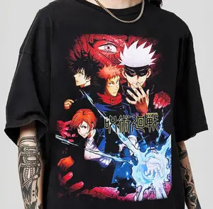 Vintage Jutsu High School Anime Art Shirt, Jujutsu Kaisen Character T-Shirt, Anime JJK Japanese Tee Shirt, Anime Manga Shirt, Gifts Idea