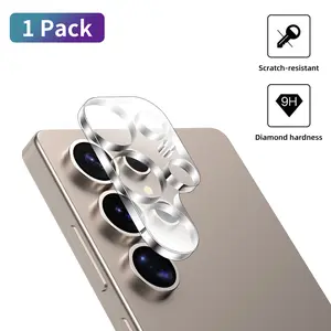 1 Pack for Samsung Galaxy S25 Ultra Screen Protector Tempered Glass, [Auto Dust Removal] Full Coverage Mil-Grade Shatterproof Film for S25 Ultra 6.9'', 0 Bubble