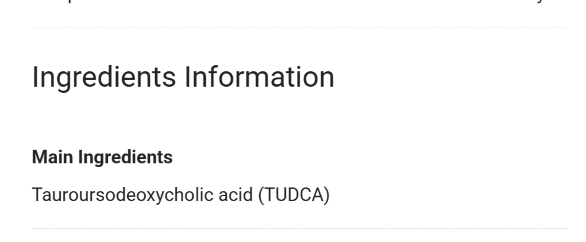TUDCA - 250 mg of Tauroursodeoxycholic Acid - 30 Vegetable Capsules
