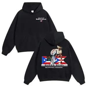 BelleHeaven Youth and Adult Bad Bunnie Halftime Show 2 Sides Tee Sweatshirt Hoodie, Benito Bowl Tees, Halftime Football 2026 Concert Crewneck, Bad Bunnie Hoodie, Bad Bunnie Merch, S Bowl 2026