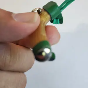 Short scabbard, rawhide, rubber band fastener  Mexican short scabbard, rawhide with rubber band fastener.