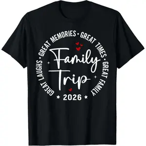 2026 Family Travel Vacation Theme Group T-shirts