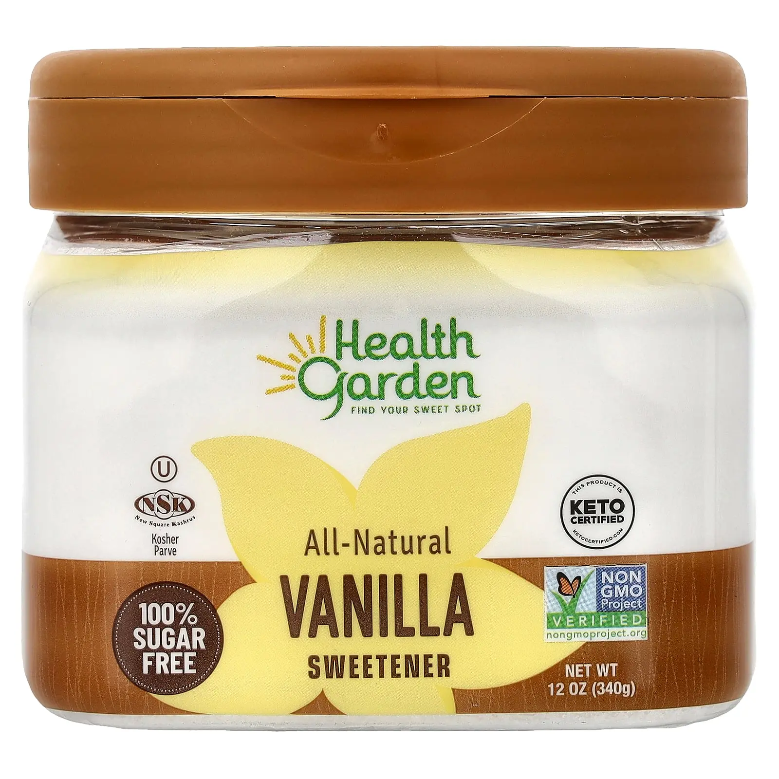Health Garden All-Natural Vanilla Sweetener, 12 oz (340 g)