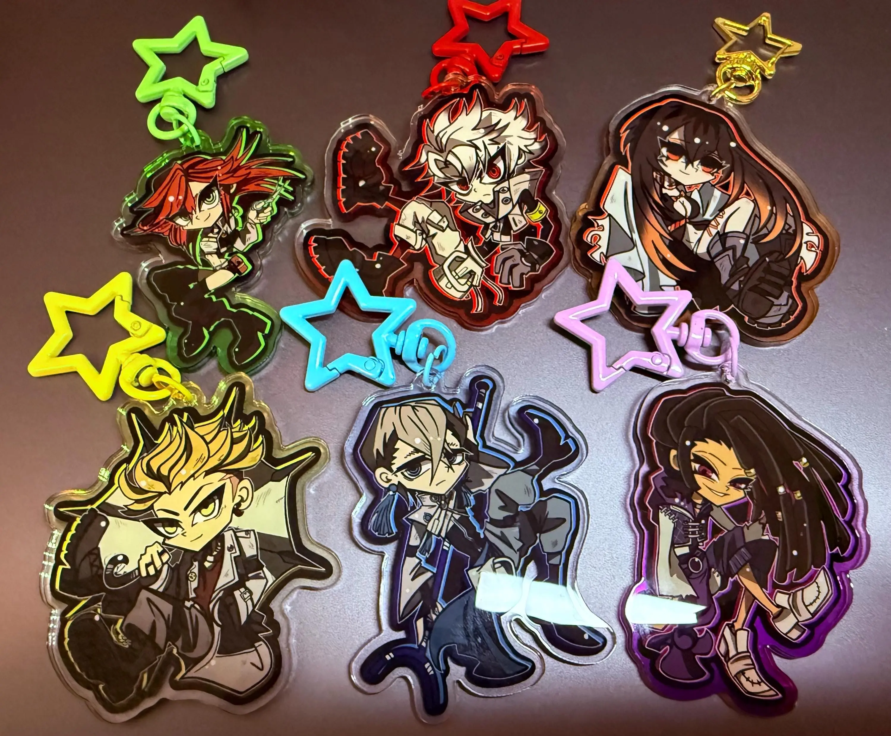 GACHI Acrylic Keychains || Rudo Enjin Zanka Riyo Amo & Jabber Inspired