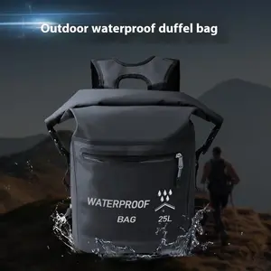 Outdoor waterproof bag swimming rafting snorkeling beach bag mountaineering backpack convenient PVC waterproof backpack