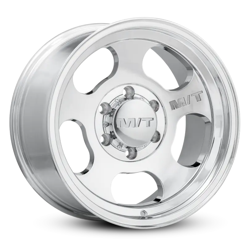 Mickey Thompson Canyon Polished Wheel - 16X10 8X6.5 BP 4.52in BS -25 Offset 125.2mm Bore