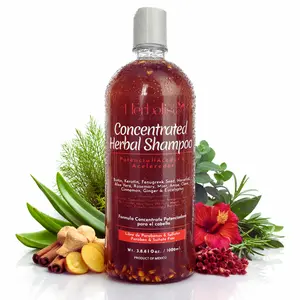 Herbalista Concentrated Herbal Shampoo 1000ml (33.8 fl oz) – Highly Concentrated Formula = Up to 2x More Uses – With Rosemary, Horsetail, Ginger, Cinnamon, Hibiscus, Fenugreek & Eucalyptus – 100% Natural, Small Batch, Botanical Hair Care