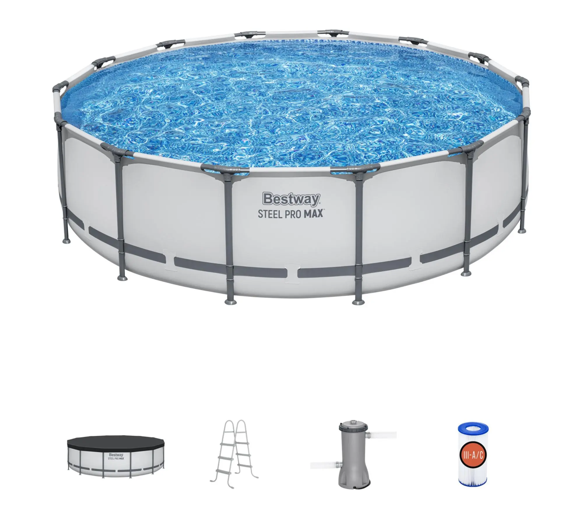 Bestway Steel Pro MAX 14' x 42" Above Ground Swimming Pool Set Bestway Steel Pro MAX 14' x 42" Above Ground Swimming Pool Set