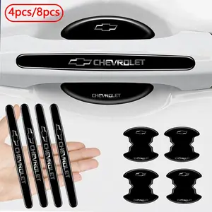 Car Door Handle Bowl Protective Stickers, Anti-Collision Decal for Chevrolet Cruze Sonic Silverado Trax Camaro Captiva Equinox Trailblazer