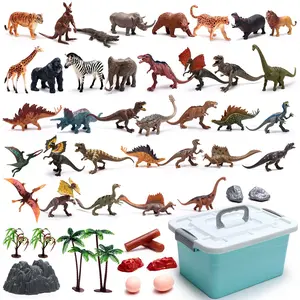 Simulation Animal Model Set, Realistic Dinosaur Animal Design Action Figures for Kids, Engaging Educational Toys for Imaginative Play