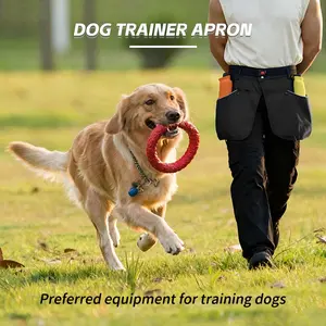 Hands-Free Training! Dog Trainer's Utility Apron with Multiple Compartments – Stay Organized & Efficient, No More Fumbling During Sessions