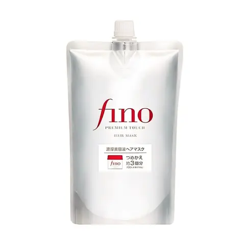 FINO Premium Touch Hair Mask Refill 24.69 oz -[ FINO Hair Oil Trial Pack Included] -Haircare Environmentally Friendly Economy Packaging Serum Smooth Glossy Intensive