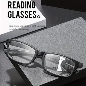 Progressive Multifocal Reading Glasses for Men and Women with Sporty Frame, PC Material, Presbyopia Dual Focus Eyewear with Strength Lenses Included, Christmas, gifts