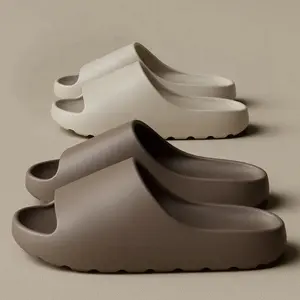 Unisex EVA Coconut Footwear - Cloud Thick-Soled Platform Slides, Soft Bottom Sandals for Summer Fashion & Beach Use